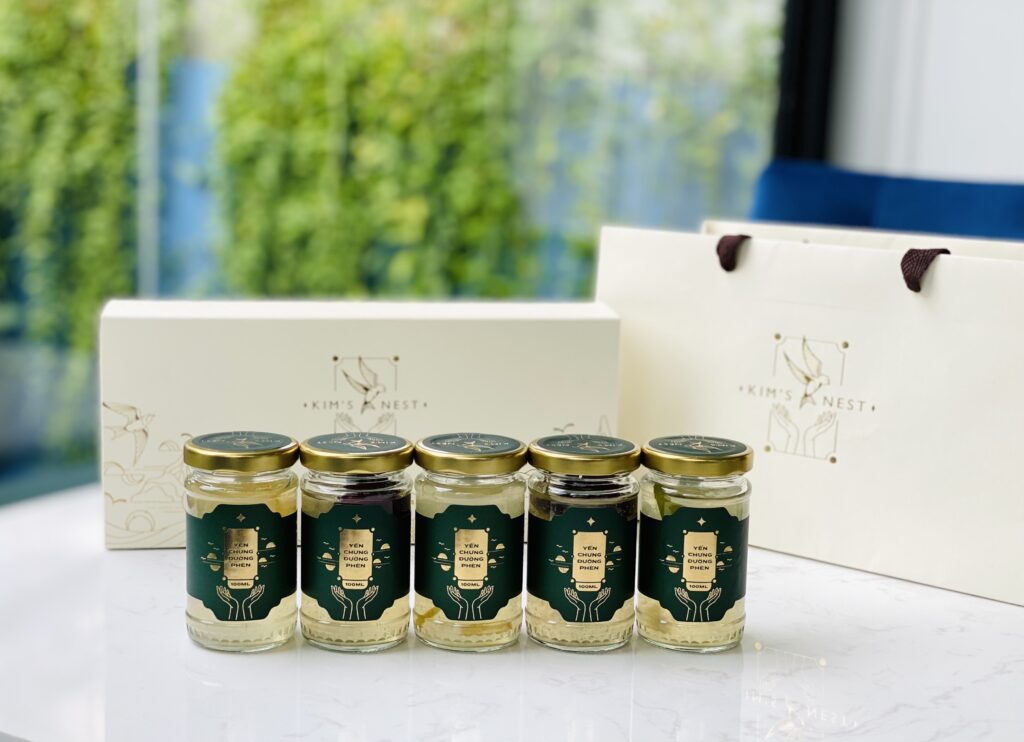 Set quà tặng yến sào Yến chưng nguyên tổ Kim's Nest